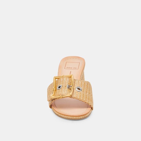 NEW DOLCE VITA Made In Brazil Lucey Heeled Sandals warm natural 252 3M2 - Picture 8 of 12